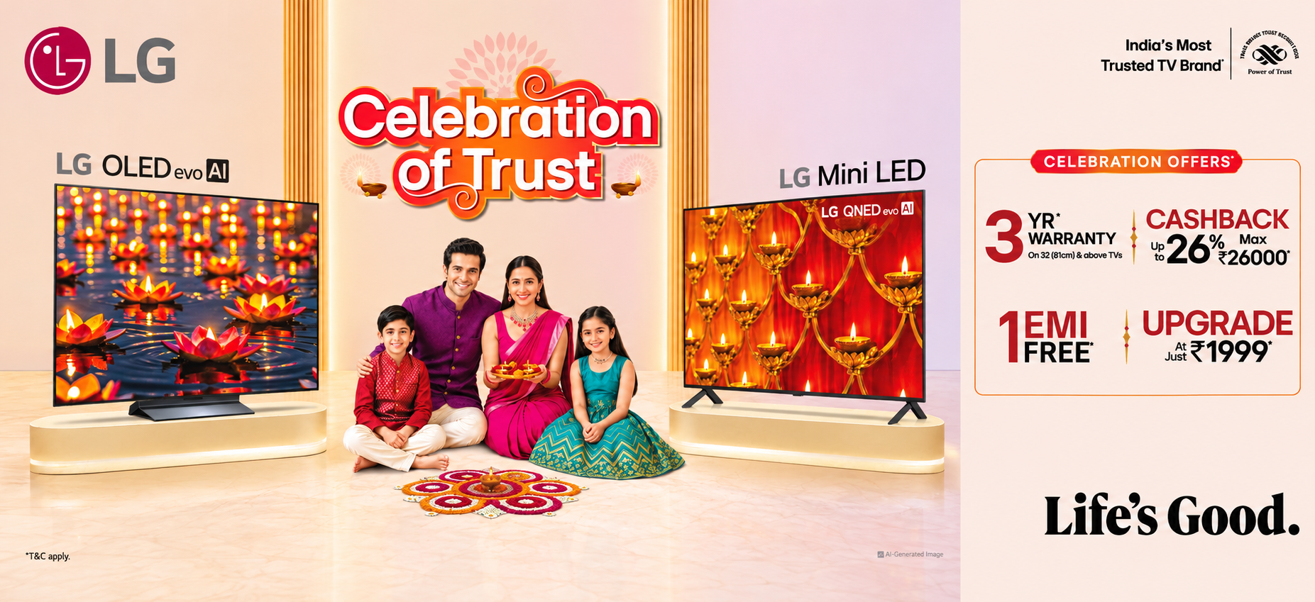 LG Diwali Celebration of Trust
